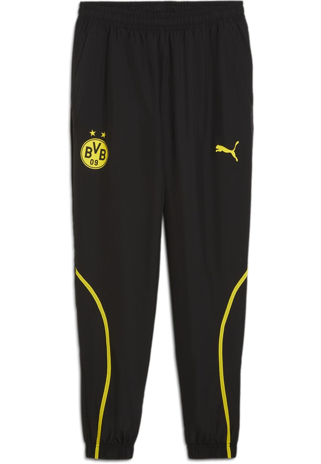 

Тайтсы BVB BORUSSIA DORTMUND PREMATCH WOVEN PANT Puma, черный
