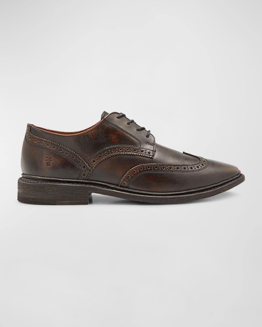 

Мужские кожаные туфли дерби Paul Wingtip Frye
