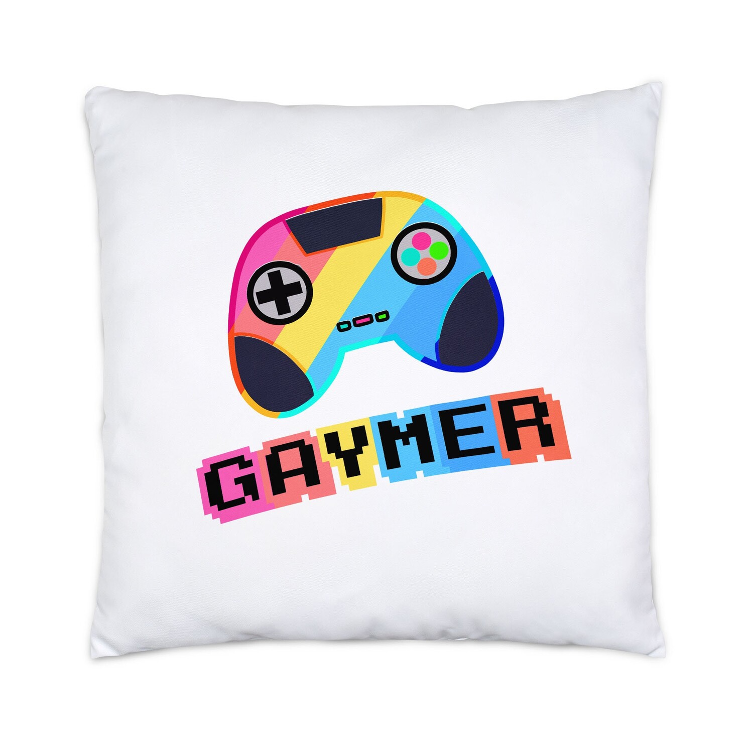 

Подушка Gaymer LGBT Gay LGBTQ Pride Queer Gay Gamer Gaming CSD Pride Week 40 x 40 см