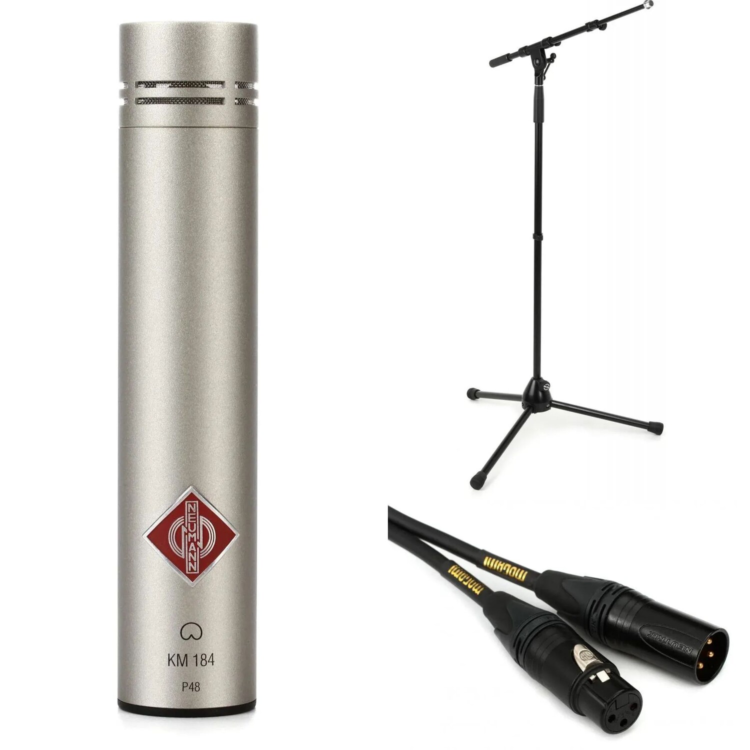 

Комплект кардиоидных конденсаторных микрофонов с малой диафрагмой Neumann KM 184 - никель