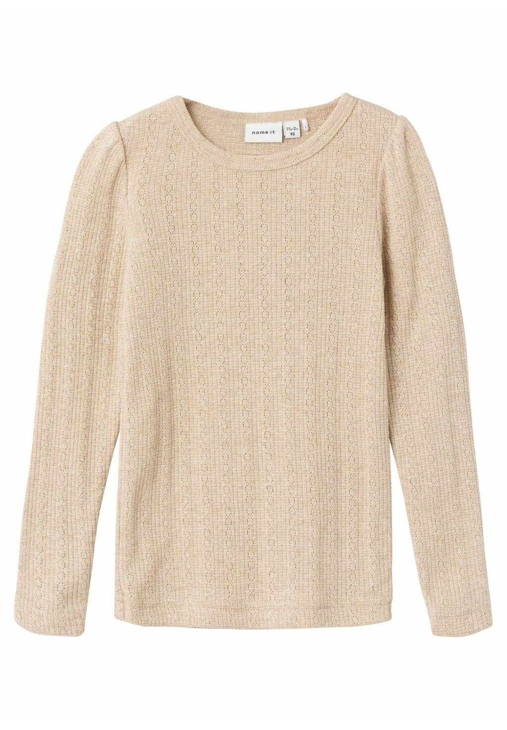 

Свитер Mit Langen Ärmeln Regular Fit Name it, цвет oxford tan