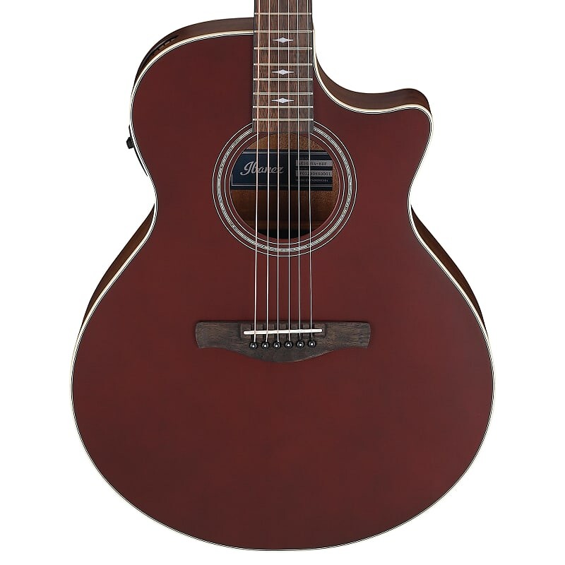 

Акустическая гитара Ibanez AE100BUF Acoustic-Electric Guitar Burgundy Flat Pre-Order