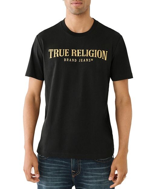 

Футболка с коротким рукавом и логотипом Gold Arch True Religion, цвет Black