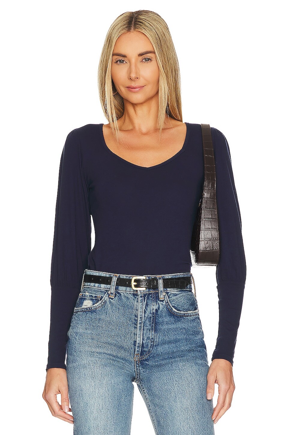 

Футболка Bobi Bishop Sleeve, цвет Dark Navy