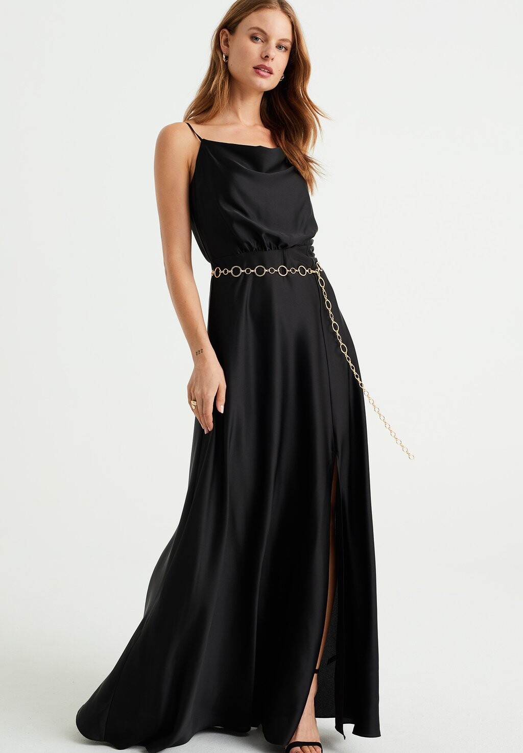 

Вечернее платье WE Fashion, черное, Черный