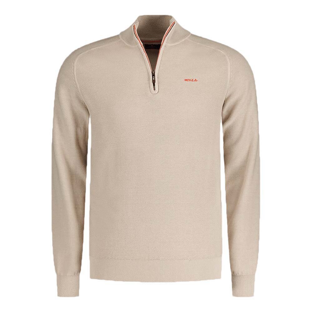 

Свитер Nza New Zealand Kairaki Half Zip, бежевый