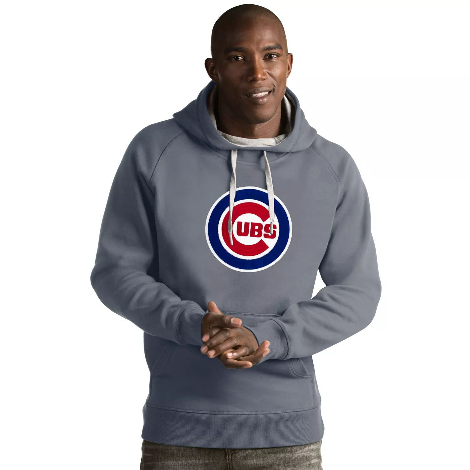 

Мужская толстовка с логотипом Chicago Cubs Victory Antigua