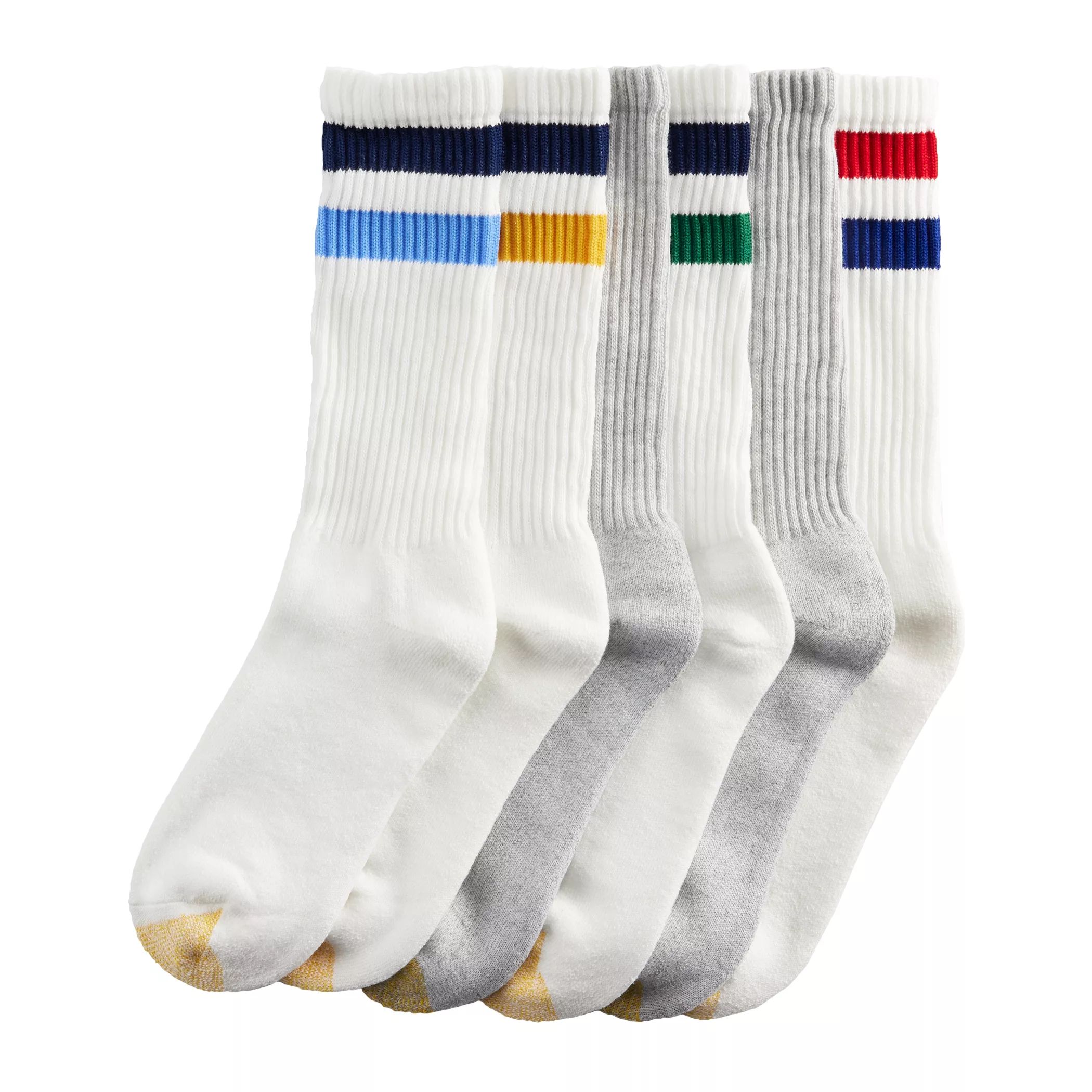 Набор из 6 мужских спортивных носков GOLDTOE набор из двух пар мужских спортивных носков lacoste lacoste