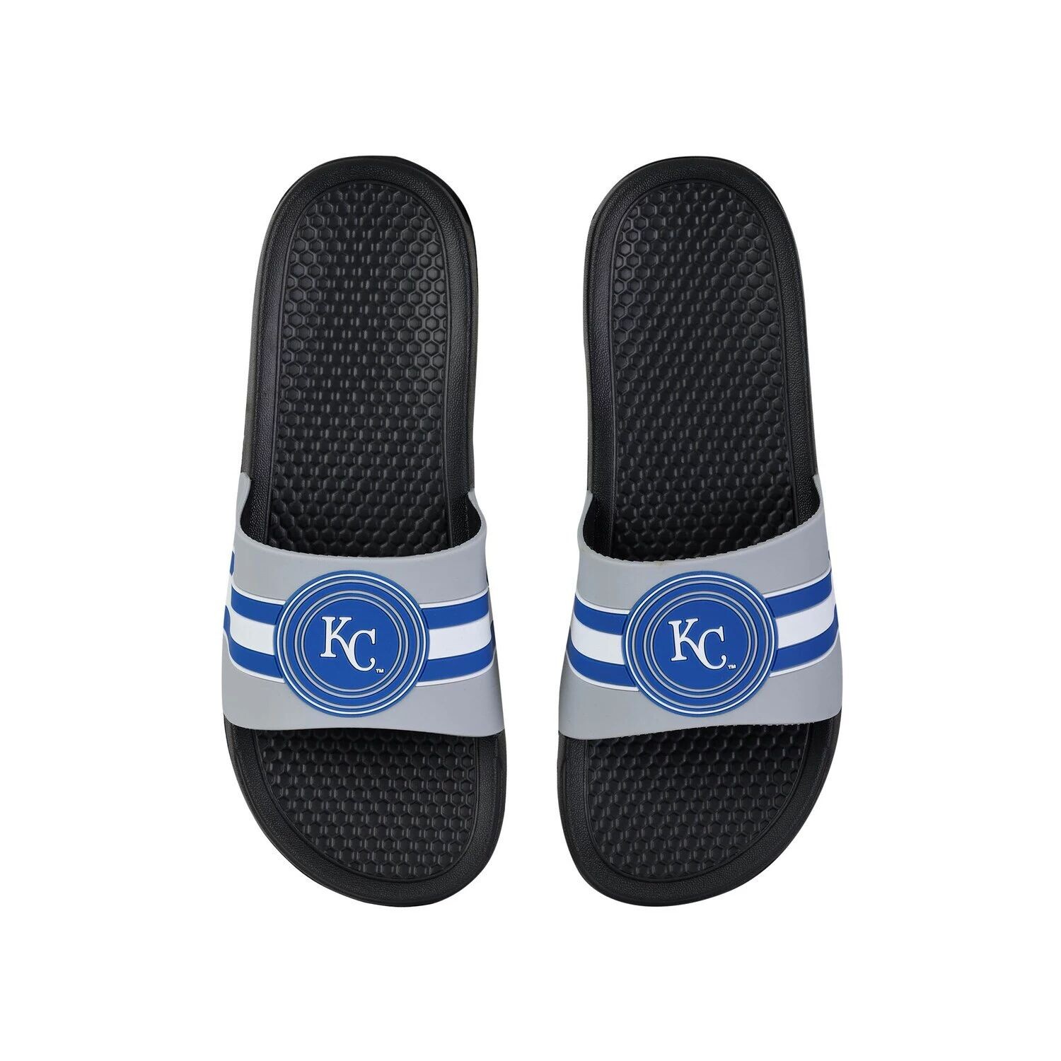 

Сандалии FOCO Kansas City Royals с приподнятыми полосками и ремешками
