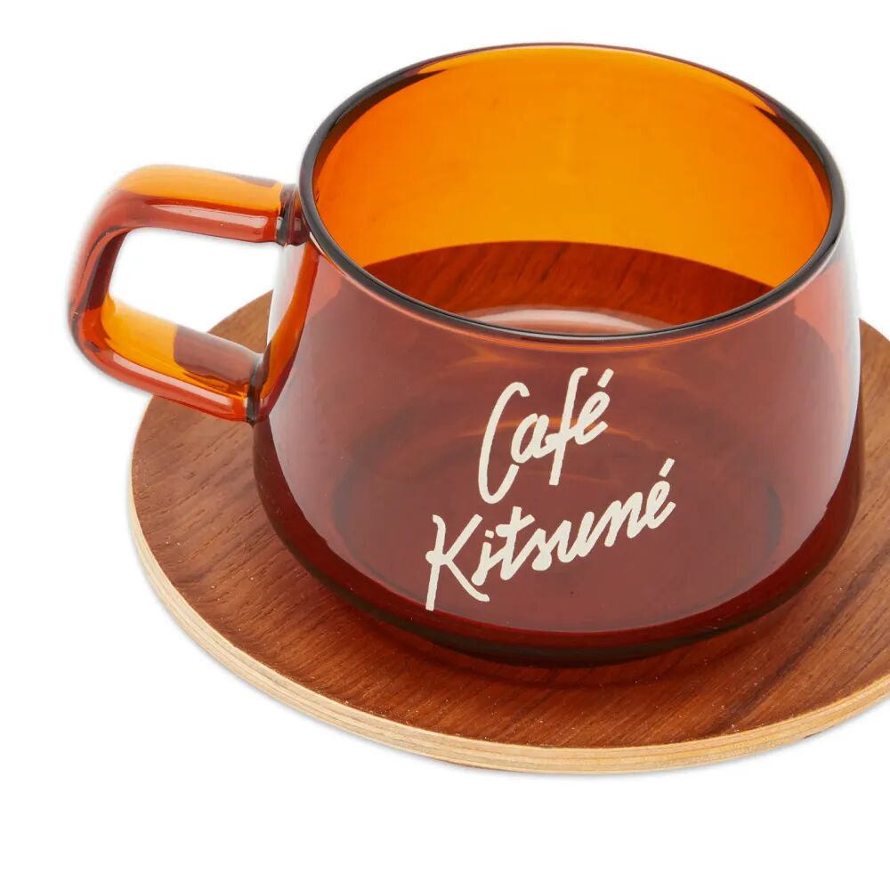 

Maison Kitsune Cafe Kitsune X Kinto Чашка и блюдце, коричневый