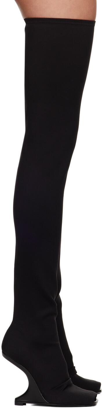 

Черные ботинки Cantilever 11 Rick Owens Lilies, Черный