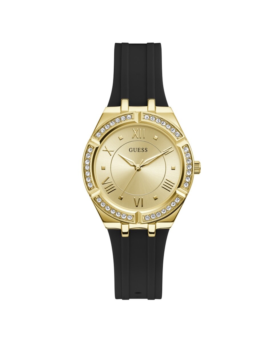 

Часы Cosmo GW0034L1 силиконовые женские с черным ремешком Guess, черный