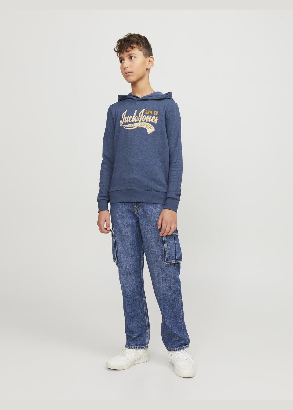 

Jack and Jones Синий свитшот с капюшоном для мальчиков (8–16 лет)