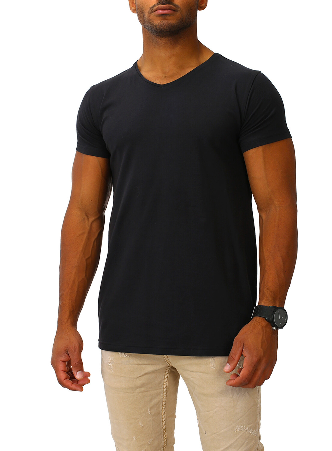 

Футболка Joe Franks Joe Franks Joe Franks Herren Basic s V Neck HIGH, черный
