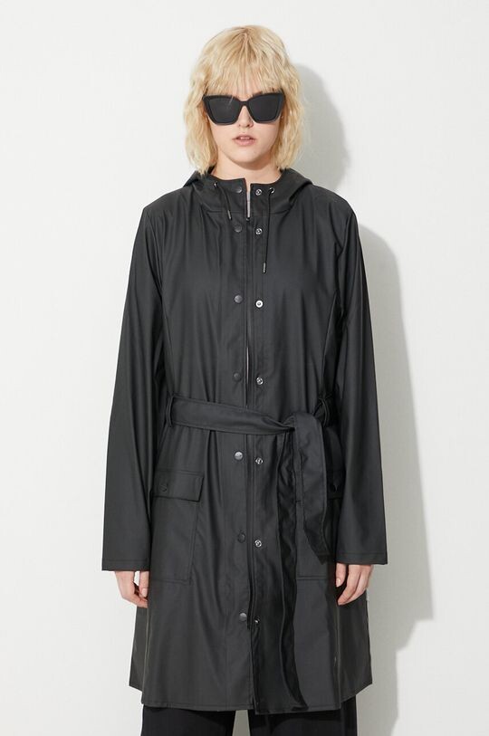 

Плащ Curve Jacket 1206 Rains, черный