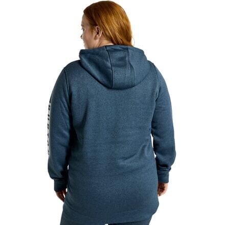 

Дубовый длинный пуловер с капюшоном женский Burton, цвет Dress Blue Heather