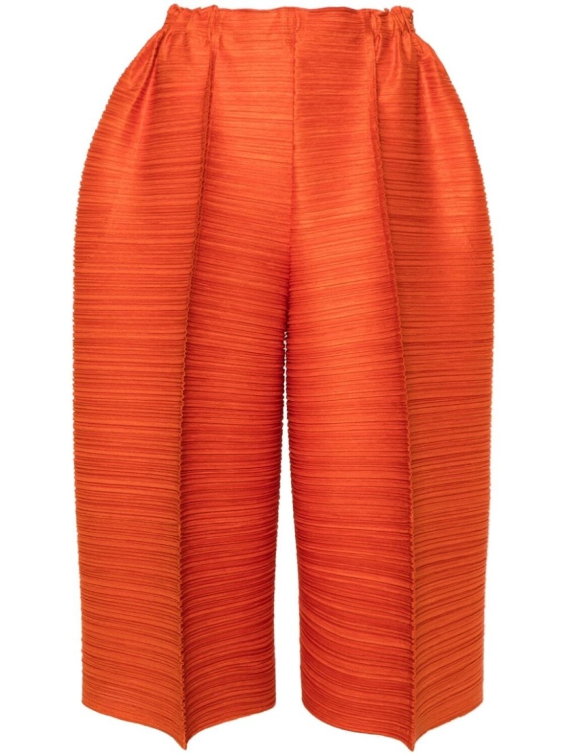 

Pleats Please Issey Miyake укороченные брюки Thicker Bounce, оранжевый