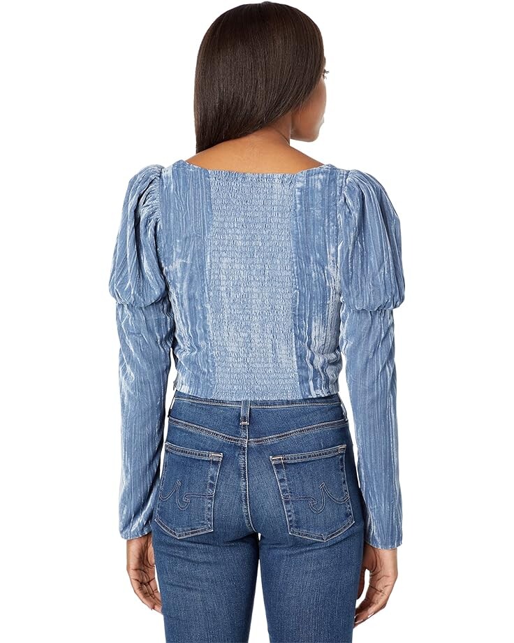 

Топ WAYF Long Sleeve Bustier Top, цвет Slate