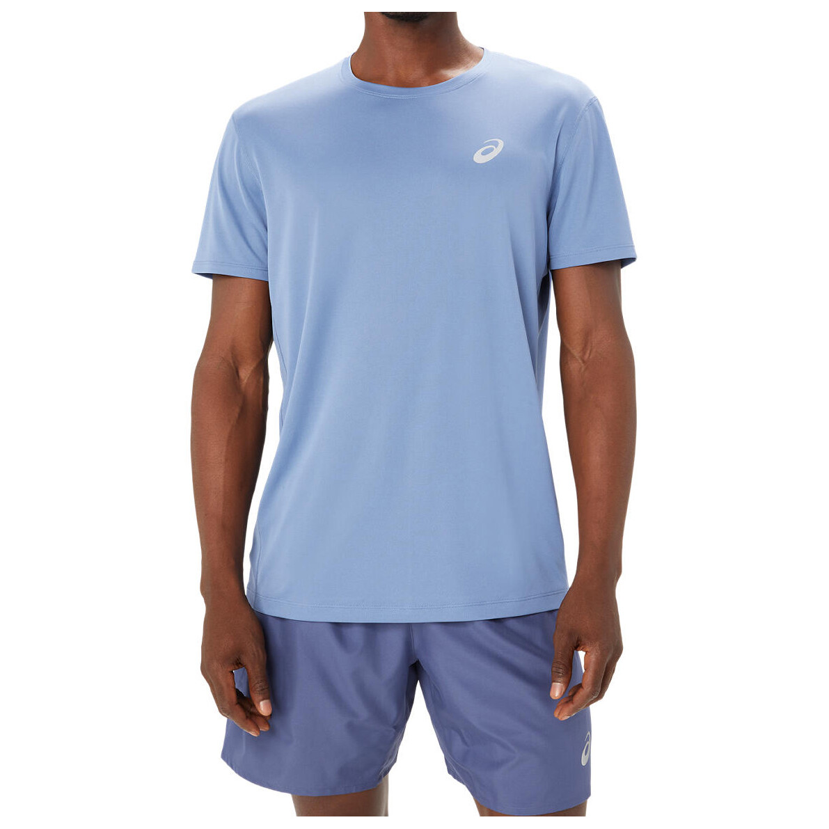 

Функциональная рубашка Asics Core S/S Top, цвет Denim Blue