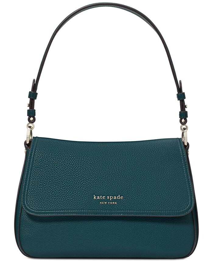 

Сумка на плечо Hudson из шагреневой кожи kate spade new york, зеленый