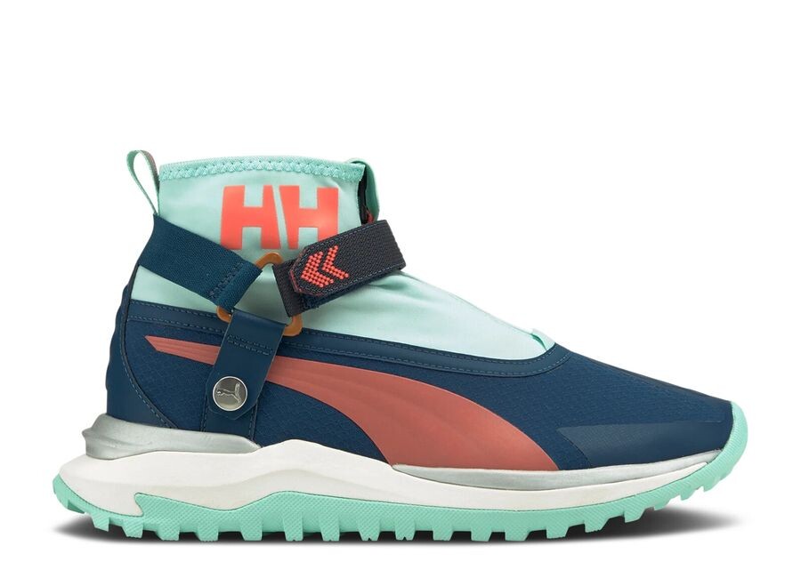 

Кроссовки Puma Helly Hansen X Voyage Nitro 'Intense Blue Spray Green', синий