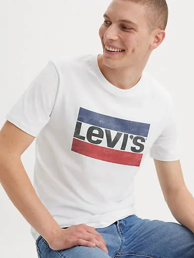 

Футболка с логотипом levi's, белый