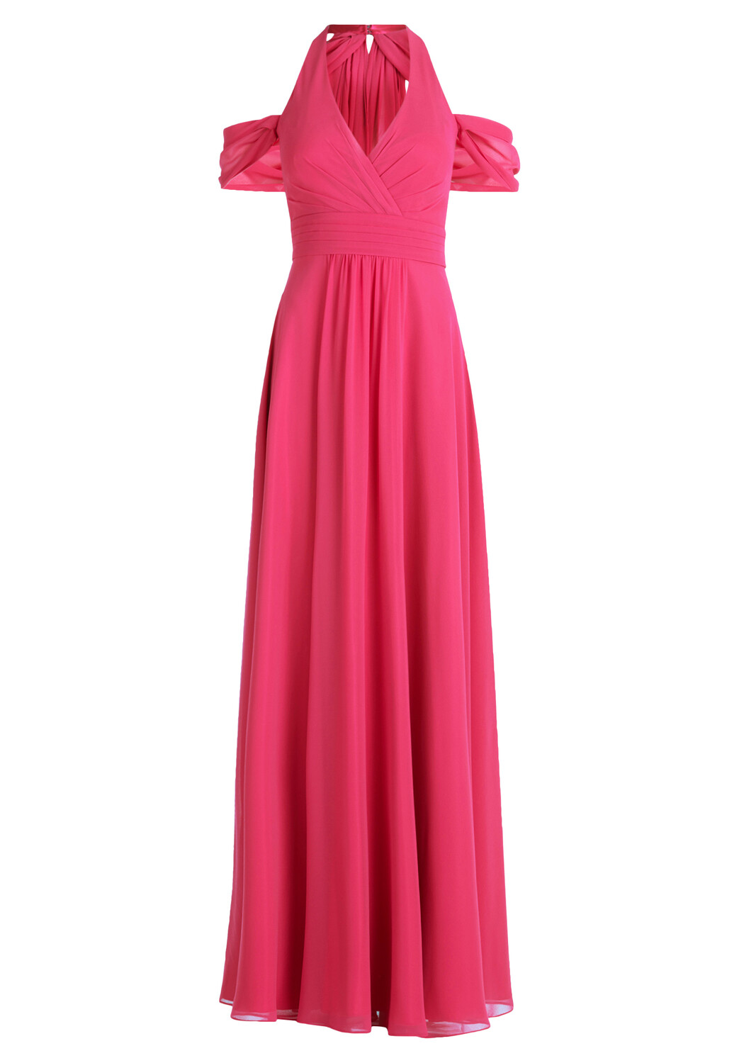 

Платье Vera Mont Abend mit V Ausschnitt, цвет Rasberry Fizz