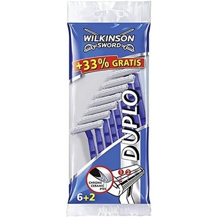 

Мужская одноразовая бритва Duplo 6 + 2 St, Wilkinson Sword