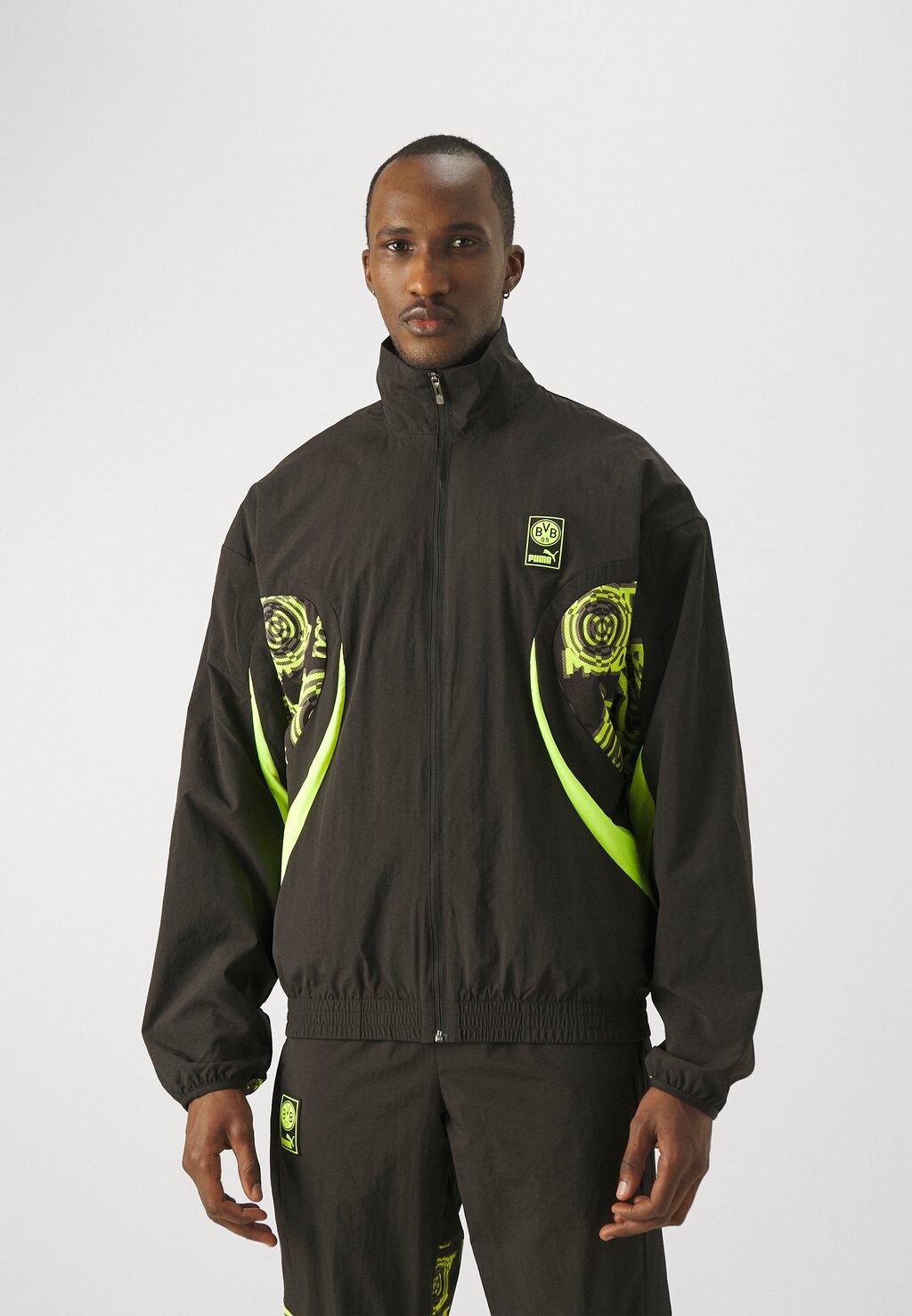 

Куртка для бега Bvb Borussia Dortmund Ftblnrgy Puma, цвет puma black-yellow alert