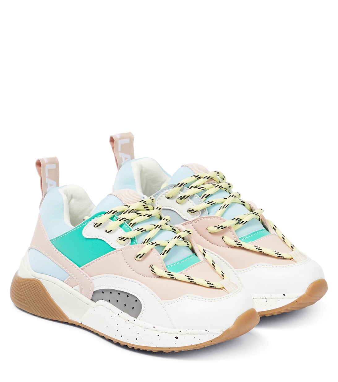 

Кроссовки с цветными блоками Stella McCartney Kids, разноцветный