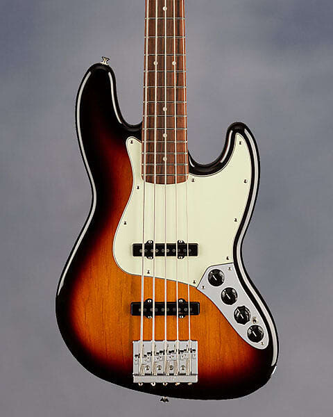 

Басс гитара Player Plus Jazz Bass V, Pau Ferro Fingerboard, 3-Tone Sunburst