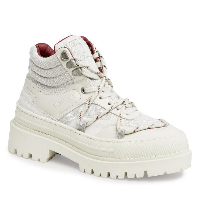 Ботинки Tommy Jeans TjwHybrid Boot, белый цена и фото