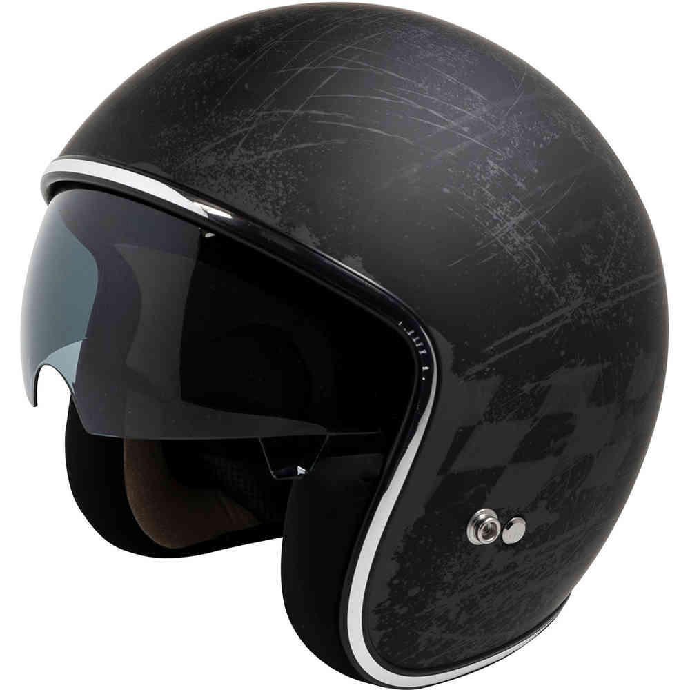 77 2.5 Реактивный шлем IXS, черный матовый/серый 77 2 5 реактивный шлем ixs черный матовый серый