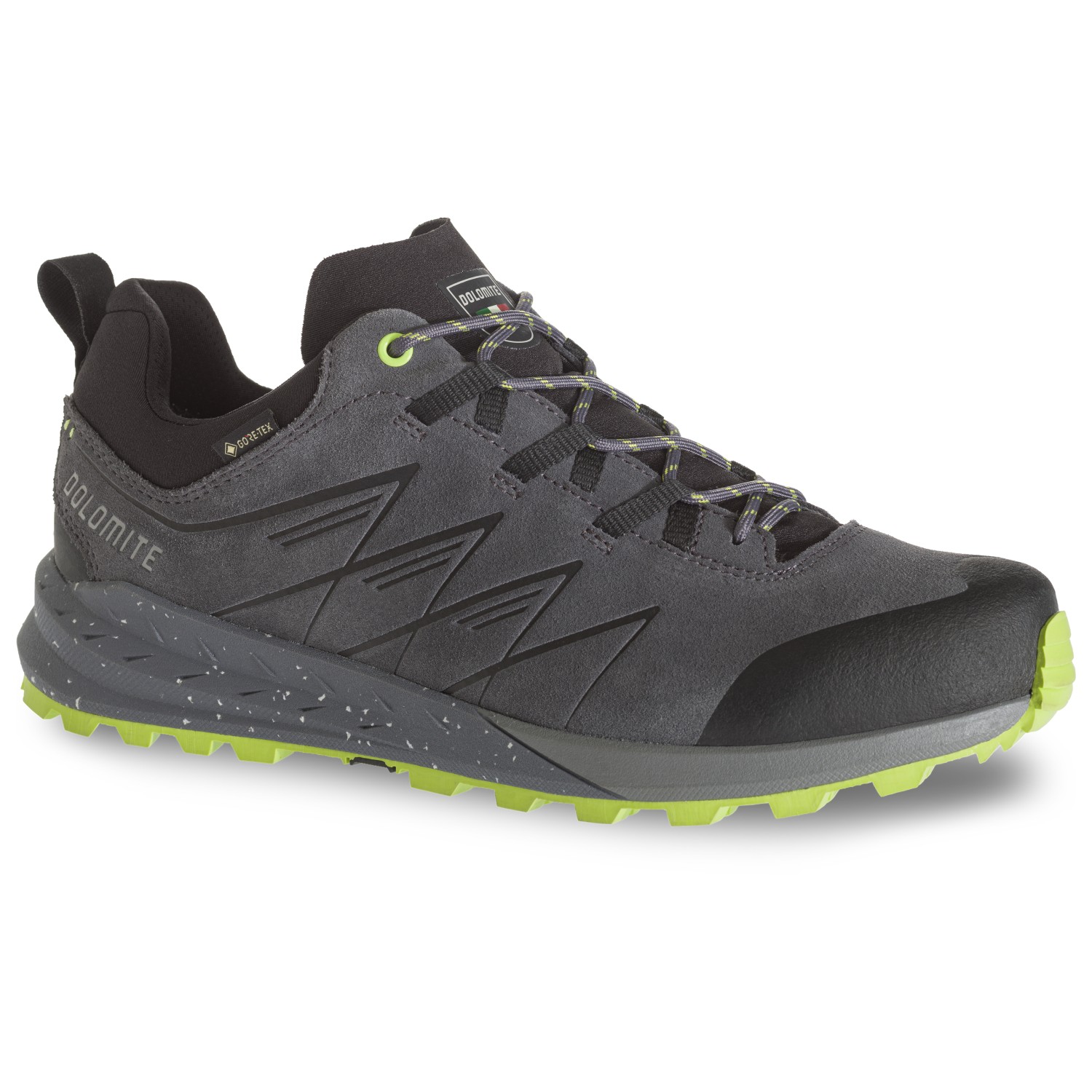 Мультиспортивная обувь Dolomite Croda Nera GTX, цвет Anthracite Grey/Lime Green