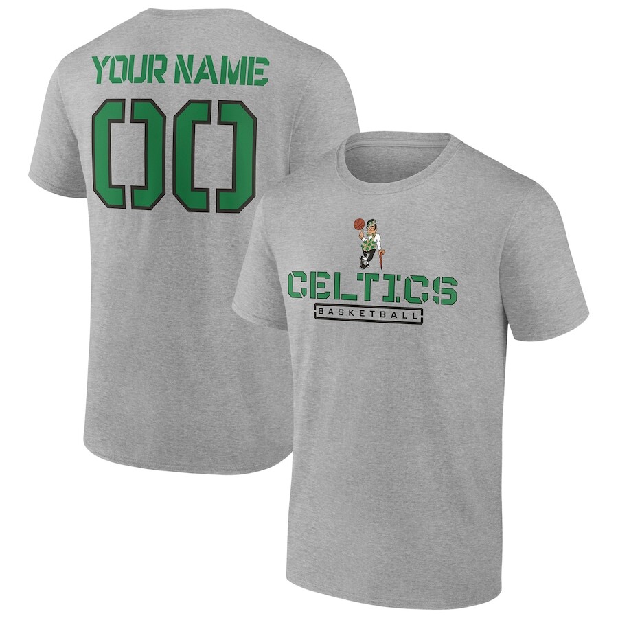 

Футболка с коротким рукавом Fanatics Branded Boston Celtics, серый