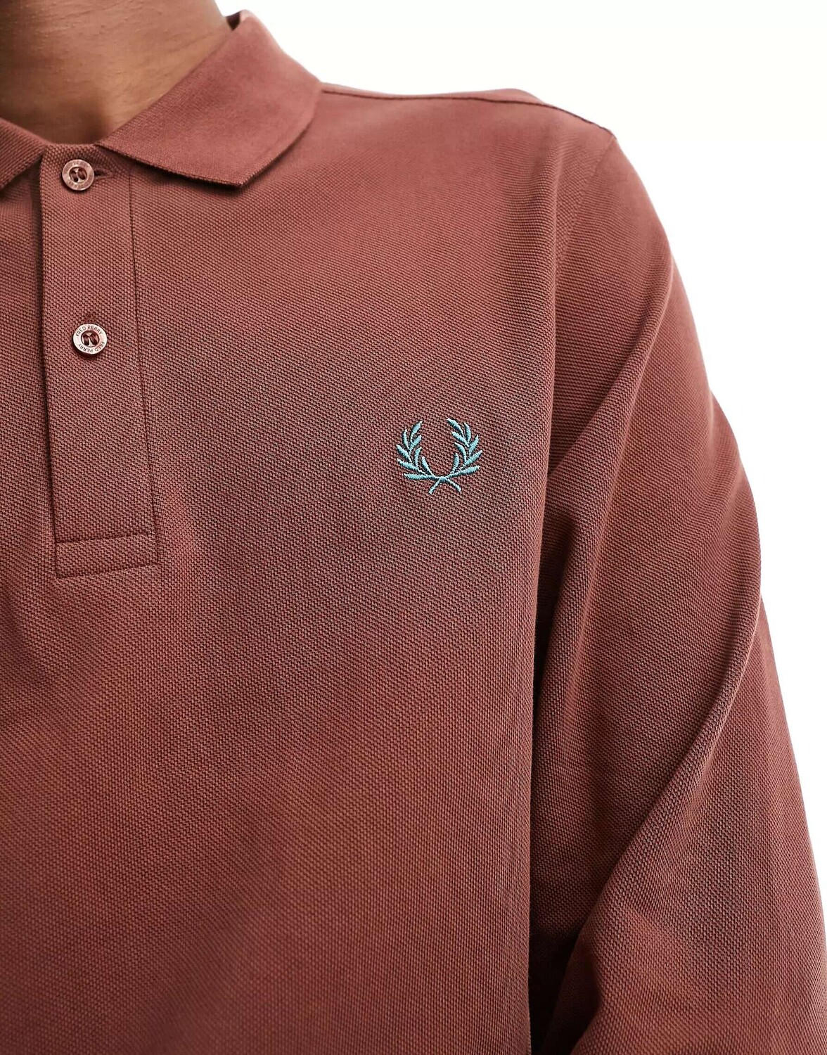 

Поло с длинными рукавами и логотипом Fred Perry