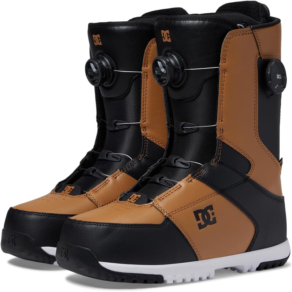

Ботинки Control Dual BOA Snowboard Boots DC, цвет Wheat/Black