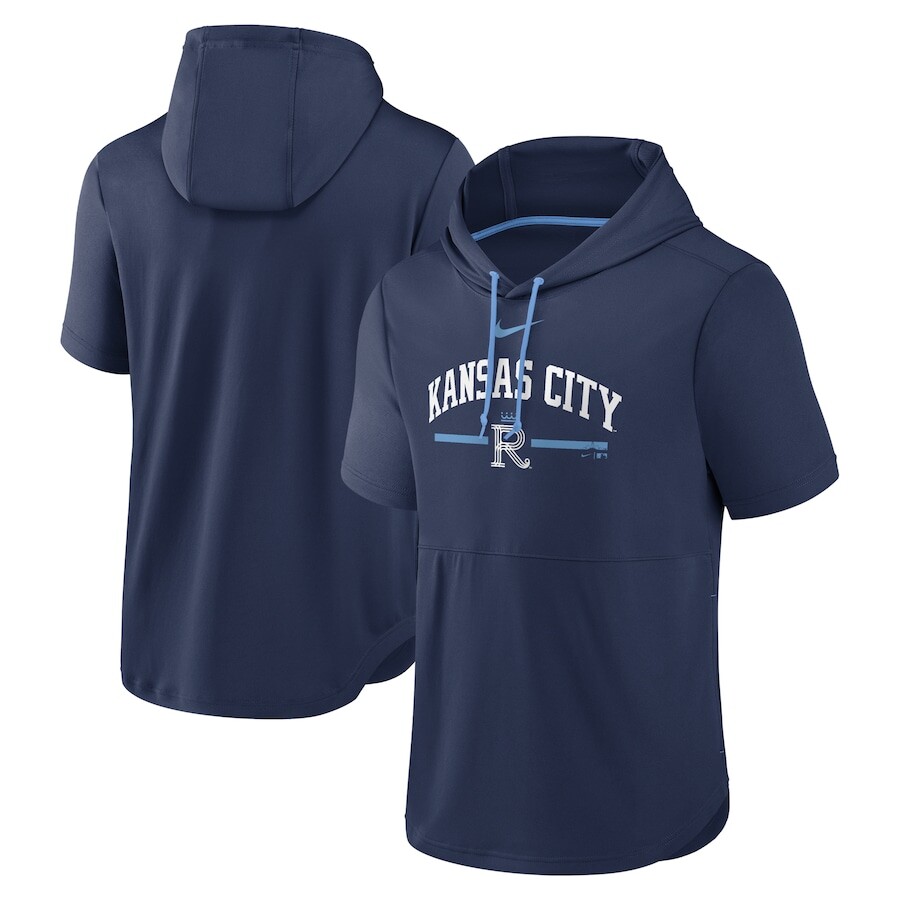 

Пуловер с капюшоном Nike Kansas City Royals, нави