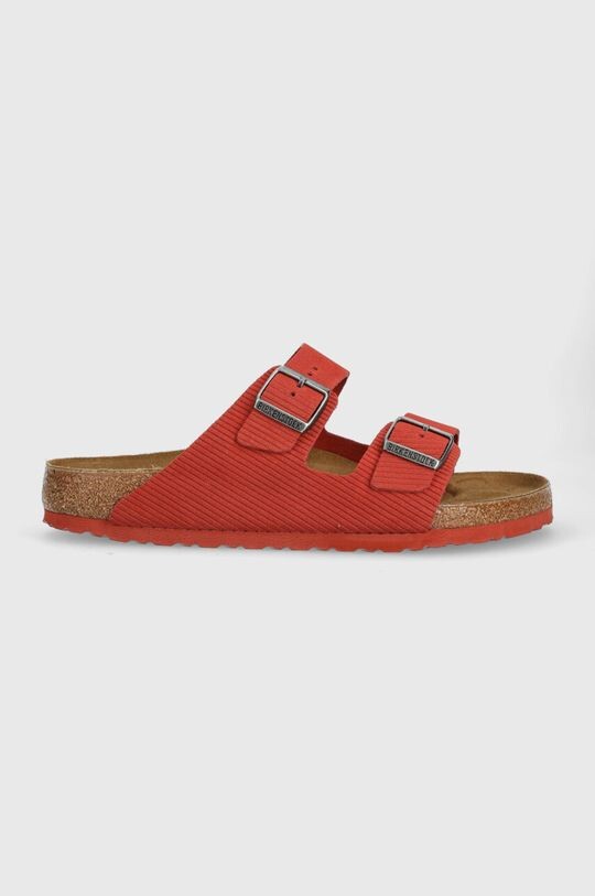 

Вельветовые замшевые шлепанцы Arizona Birkenstock, красный