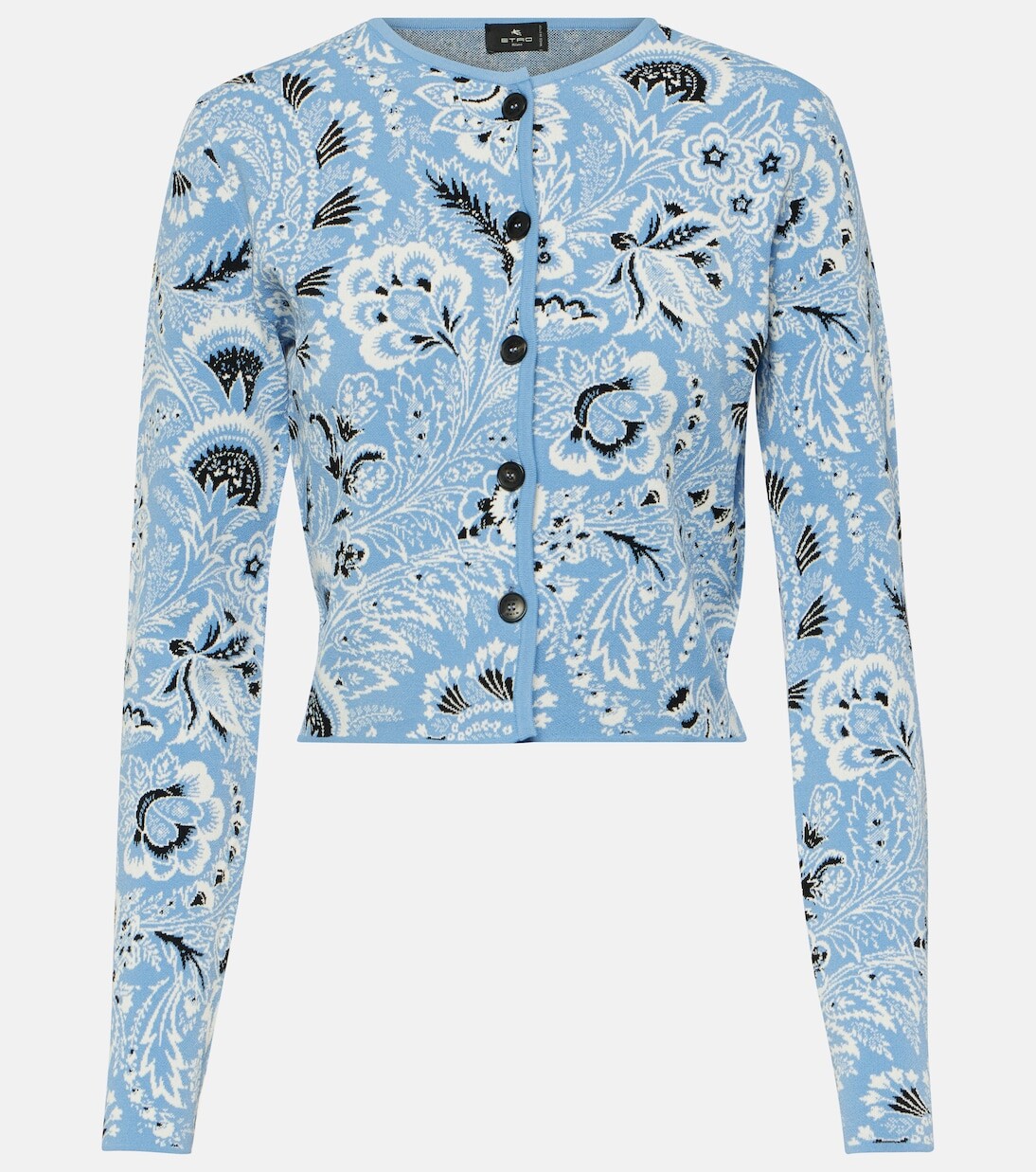 

Жаккардовый кардиган с узором пейсли Etro, синий