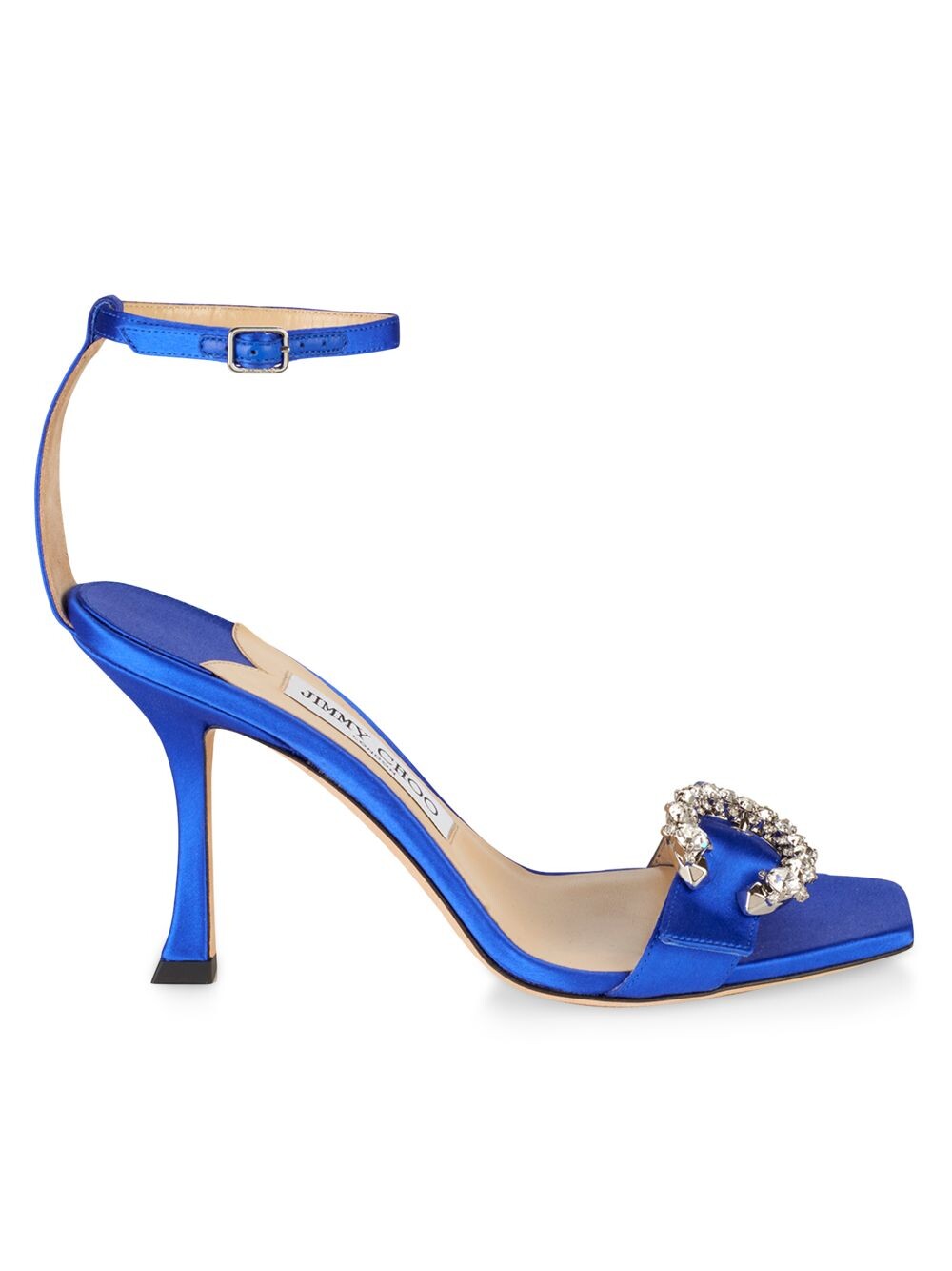 

Сатиновые сандалии Marsai 90MM Jimmy Choo, фиолетовый