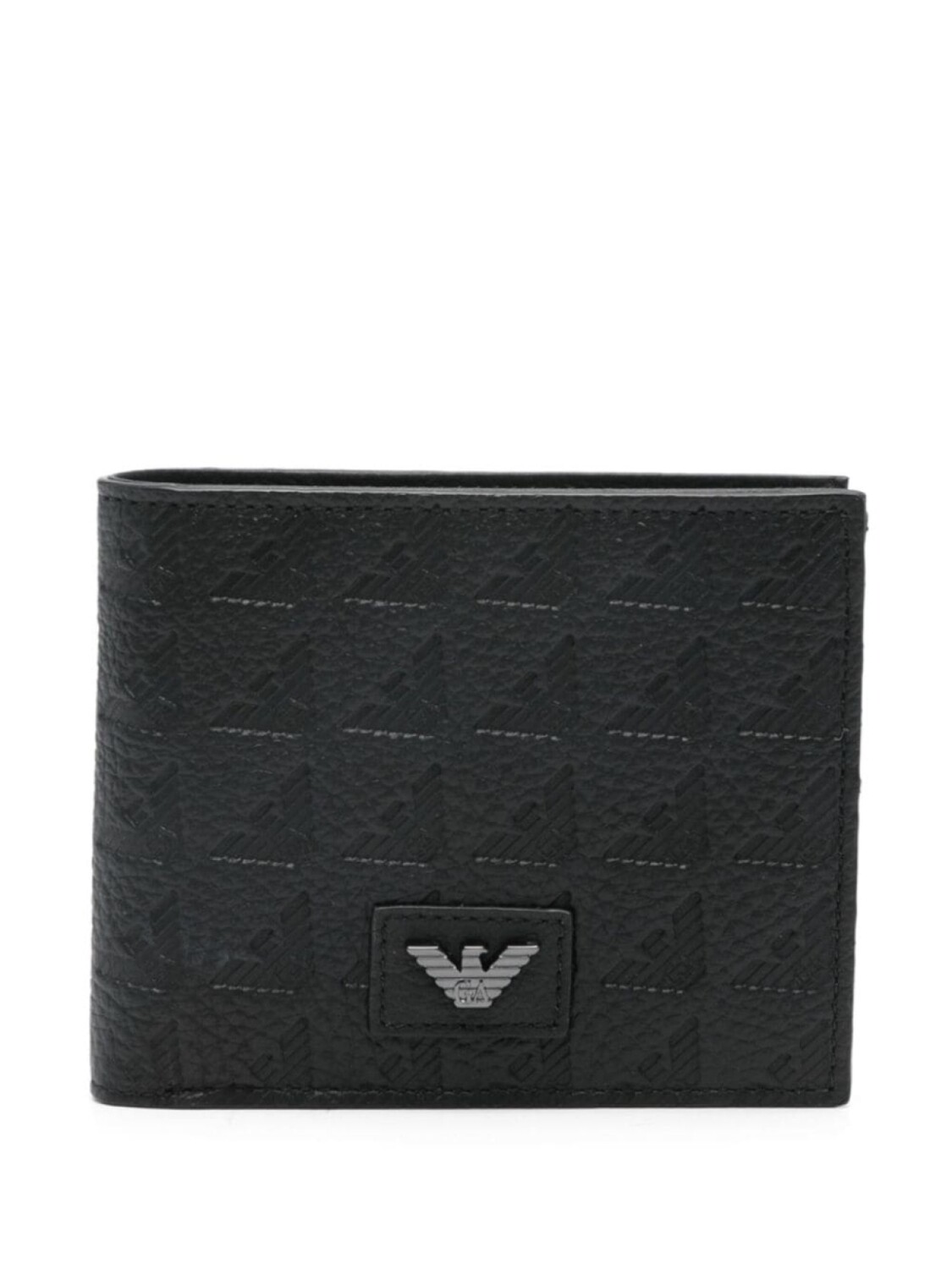 

Emporio Armani кожаный кошелек с бляшкой орла, черный