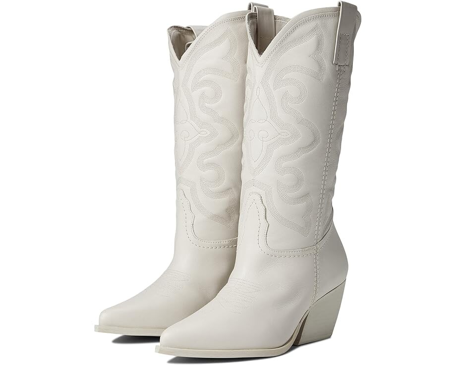 

Ботинки Steve Madden West Western Boot, цвет White Leather