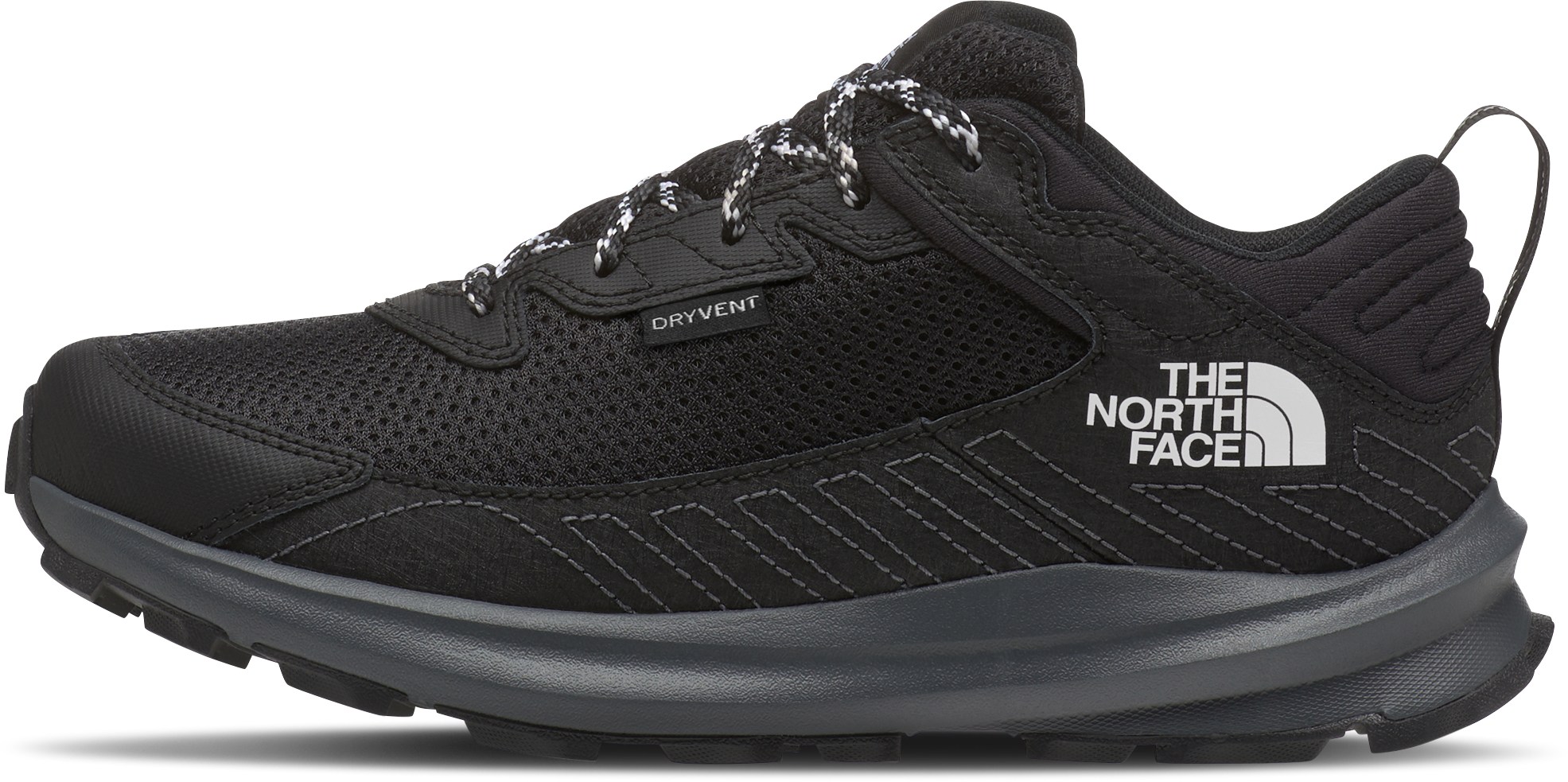 Водонепроницаемые походные детские кроссовки The North Face Fastpack Hiker, черный