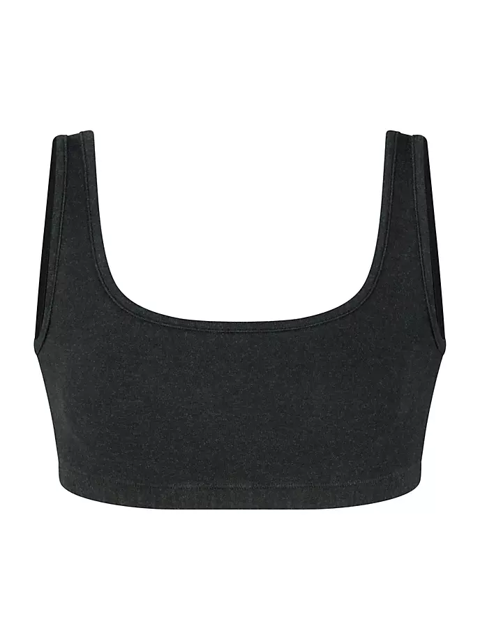 

Уличный бюстгальтер с круглым вырезом Skims, цвет washed onyx