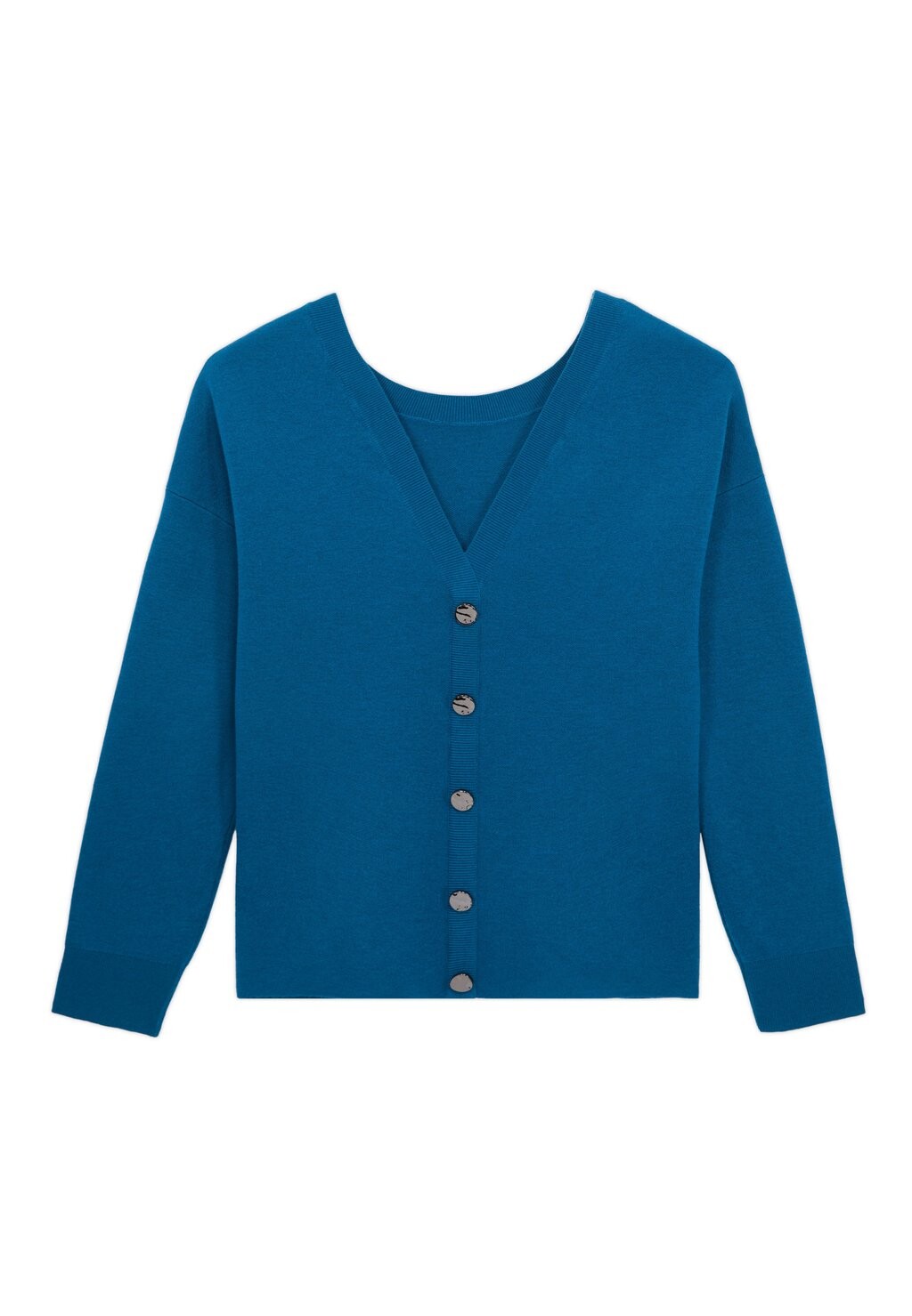 

Кардиган The Kooples DÉCOLLETÉ AU DOS, цвет medium blue