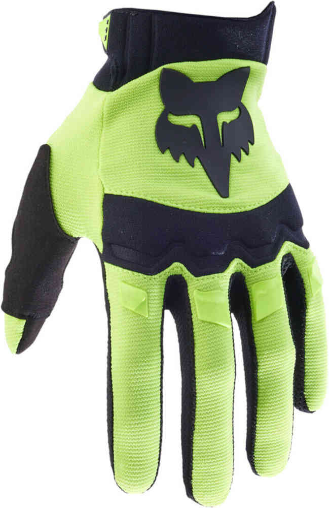 перчатки fox размер m черный Перчатки для мотокросса Dirtpaw 2023 FOX, неоново-желтый