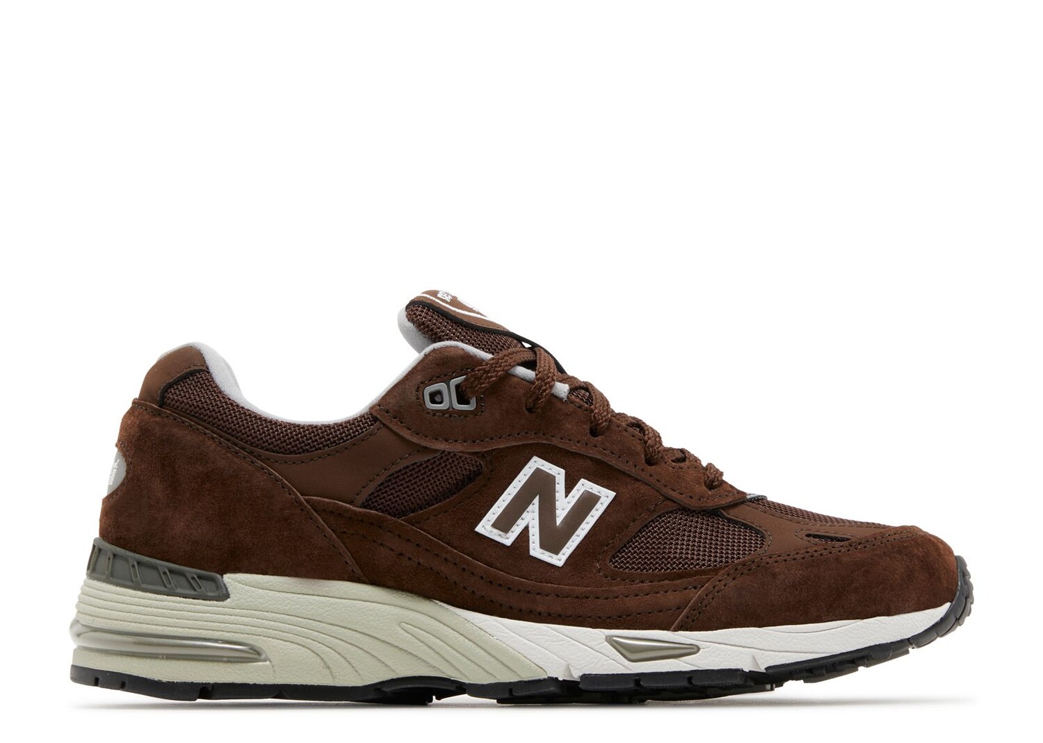 

Кроссовки New Balance Wmns 991 Made In England 'Carafe', коричневый