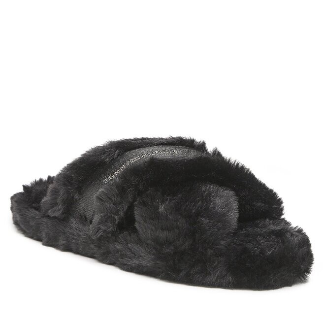 

Тапочки Tommy Hilfiger FurHome Slippers, черный