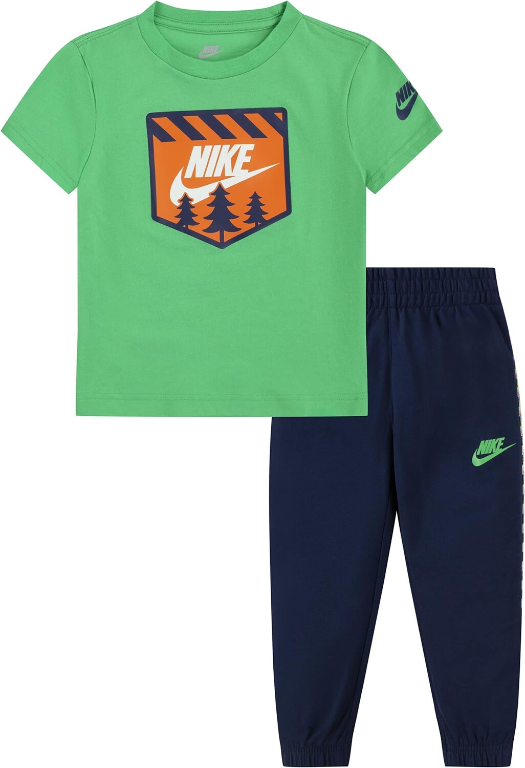 

Детский набор Nike NSW Club SSNL All Over Print Set, цвет Midnight Navy